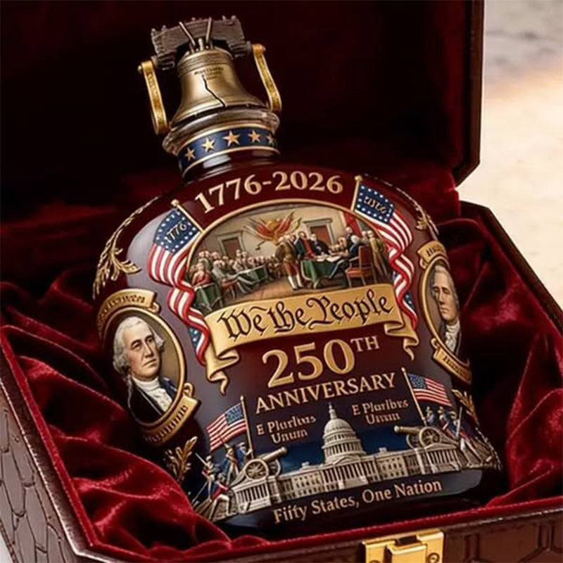 ⏰First 500 :2nd Item 60% Off🔥,America 250th Anniversary Whiskey Bottle