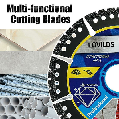 3-Pack 4.5″ Multi-Material Cutting Blades — Dry-Cut Metal, Tile & Stone for Angle Grinders