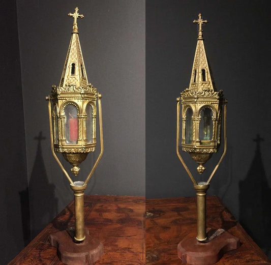 🔥49% OFF - 🖤🕯️Antique Gothic Candle Lantern✨(Same as in the video)