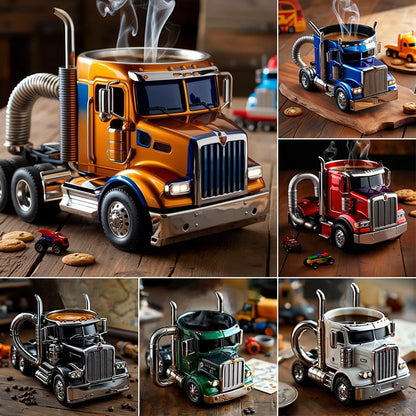 🚛 Food grade material-Handcrafted Truck Coffee Mug