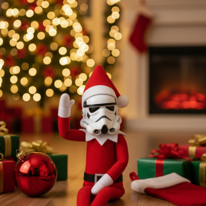 🌲 Christmas Eve Sale: 49% OFF✨Galactic Holiday Elf Ornament