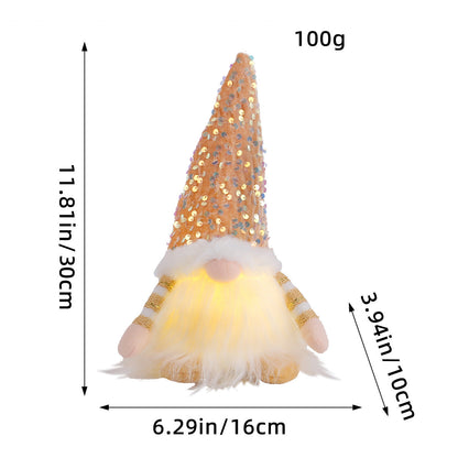 ✨Bring Holiday Magic Home! LED Rudolph Gnome Christmas Plush🎄