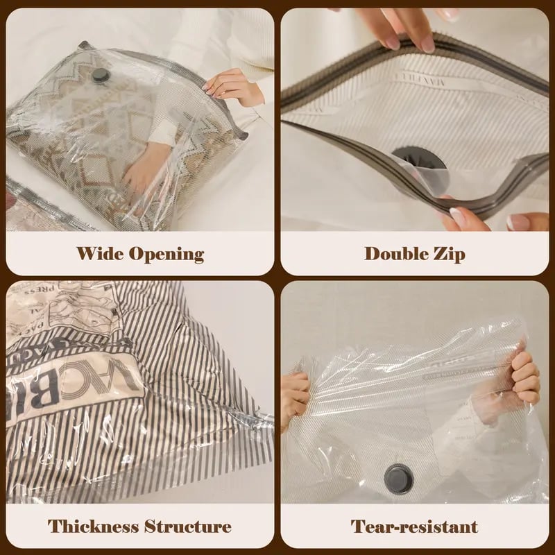 ✨LAST DAY ALERT 49% OFF🔥 X7 Cordless Travel Vacuum Bag Set
