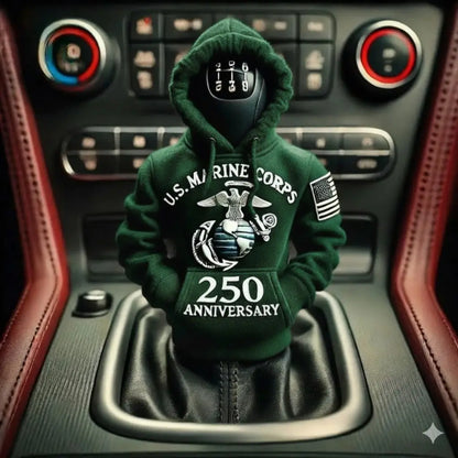 🏆35K+ SOLD🗽U.S. Marine Corps 250th Anniversary Gear Shift Knob Hoodies