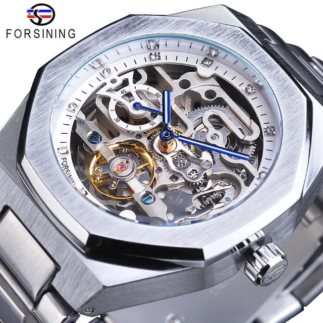💞Valentine's Day Gentleman's Gift🎁Flywheel Mechanical Oak Water Resistant Watch - Self-Winding