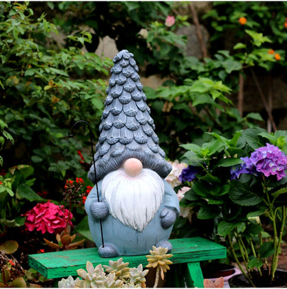 Garden Figure Sculpture Statues, Gnome Statue for Garden Ornaments, Garden Decoration Ideas, Villa Courtyard Decor, Outdoor Garden Decoration