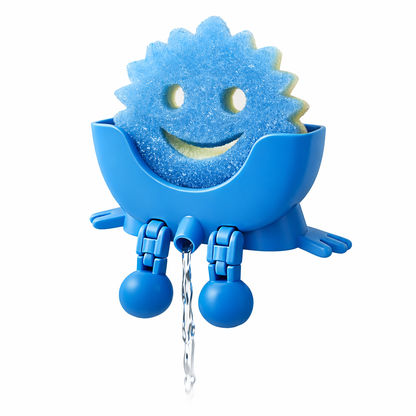 Smiling Eggshell Sponge Drainer Stand
