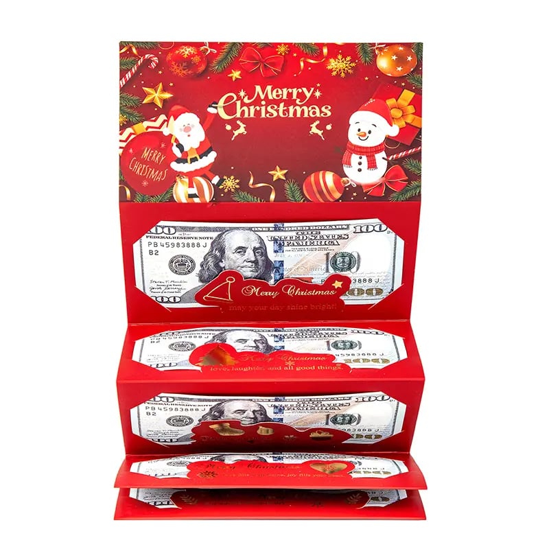 🎄Holiday Cash Gift Envelopes – 49% OFF! 🎁 Fun Designs + 6 Card Slots 💸 Hurry, Sell Out Fast! ⚡