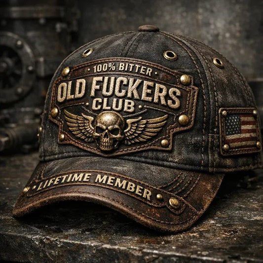 ❤️Old Fuckers Club-Vintage Baseball Cap🎁
