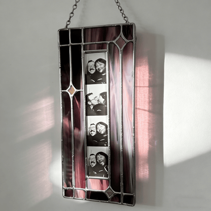 ✨Handmade Stained Glass Photobooth Frame