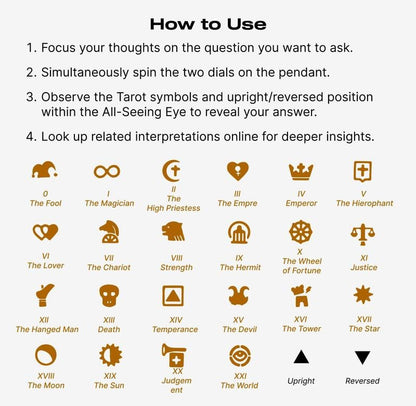 🏆#1 Best Seller ⏰LAST DAY👁‍🗨Tarot Vision Pendant