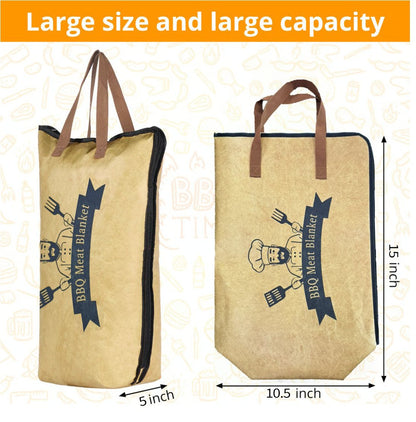 🔥 Elevate Your BBQ Game✨ BBQ Insulated bag - Keep Your Meat Juicy, Tender, and Full of Flavor! 🍖