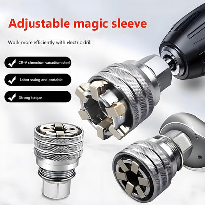 ⚙️ Self-Adjusting Socket Wrench | Fits 30+ Sizes for Auto & Home Repair