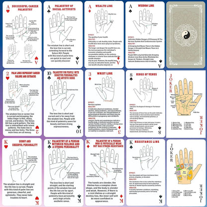 ☸Palmistry Fortune Telling Oracle Cards