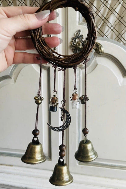 🔥BUY 2 GET 1 FREE🧙‍♀️🔔Handmade Witch Bells for Home Protection