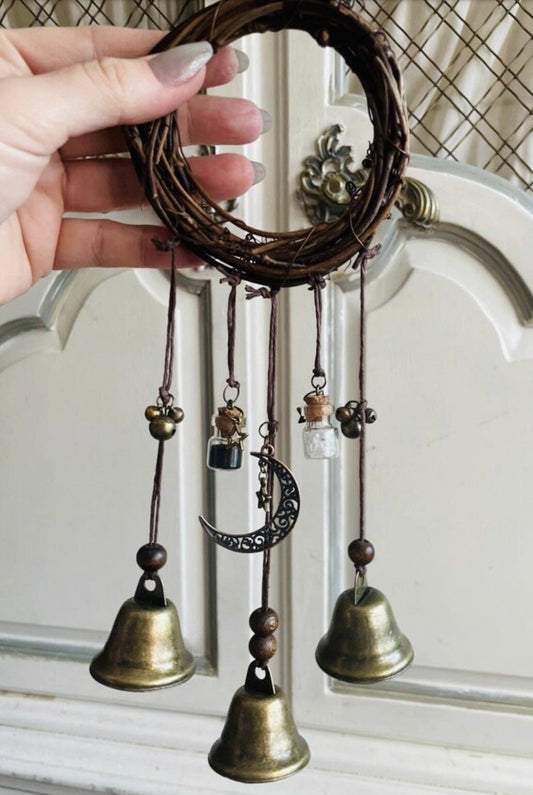 🔥BUY 2 GET 1 FREE🧙‍♀️🔔Handmade Witch Bells for Home Protection