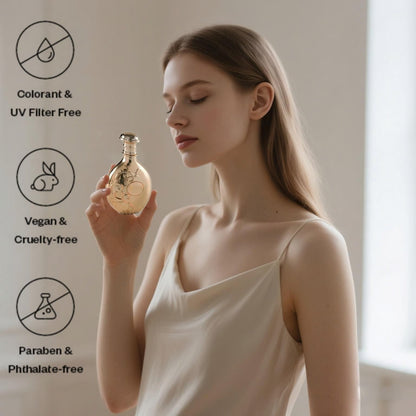 🌸 EDP by Prestige – A luxurious blend of fruity, floral & warm woody notes for an elegant, lasting scent 🌿💖