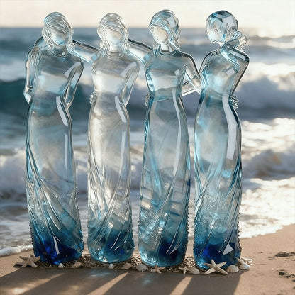 💖👩🏻‍🤝‍👩🏻Sisters by My Side, Celebrates Friendships Three Sisters Sculpture🎁