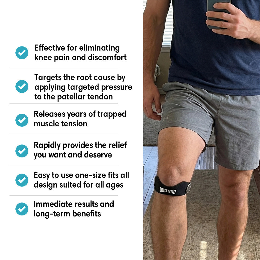 Gounod - Patellar Tendon Support Strap (2 Straps Included)
