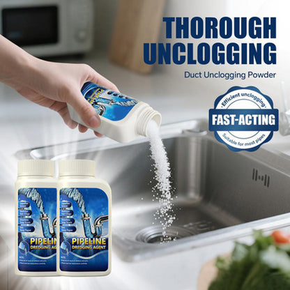 Powerful Pipe Dredging Agent for Kitchen and Toilet Pipelines - Dissolves 200+ Blockages and Kills 99% of Bacteria