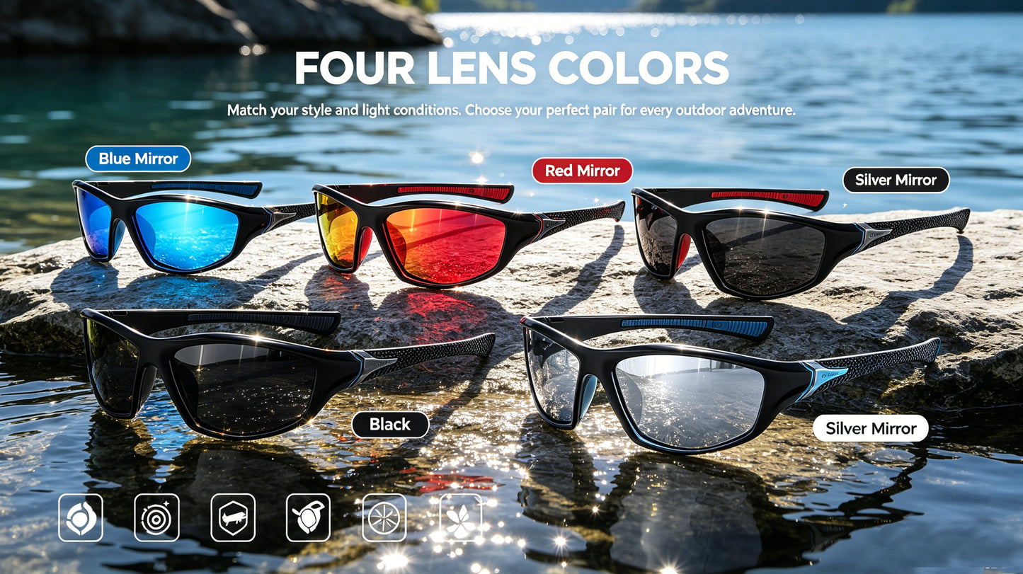 👓Polarized Sunglasses – Clear Vision, Safe Adventures