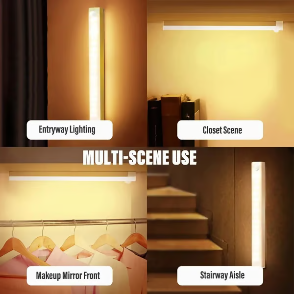 🔥Only $12.9 Last Day Promotion!💡- Punch-free Smart Sensor Magnetic Rechargeable LED Lights