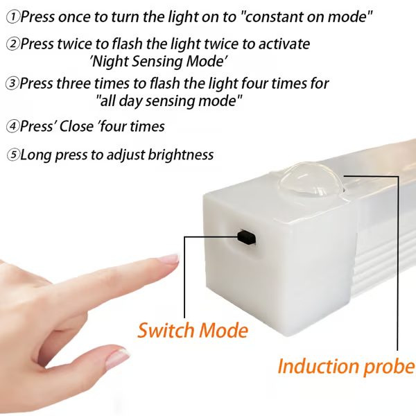 🔥Only $12.9 Last Day Promotion!💡- Punch-free Smart Sensor Magnetic Rechargeable LED Lights