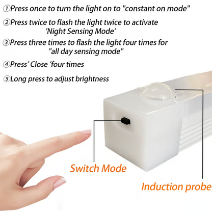 🔥Only $12.9 Last Day Promotion!💡- Punch-free Smart Sensor Magnetic Rechargeable LED Lights