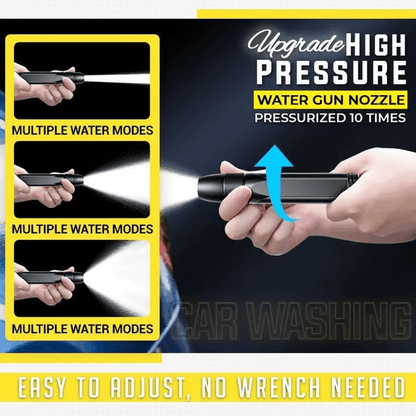 ⏰LAST DAY 49% OFF - 🏠🚗High Pressure Car Wash Water Gun - All-in-One Kit with Power Booster Nozzle⚡
