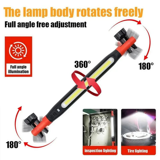 🔥 10K+ Sold – Magnetic LED Work Light for Car Repairs & Home Maintenance, Rechargeable & IP55 Waterproof!
