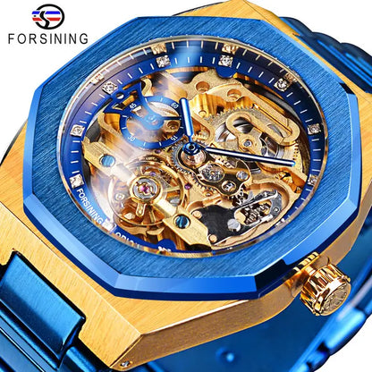 💞Valentine's Day Gentleman's Gift🎁Flywheel Mechanical Oak Water Resistant Watch - Self-Winding