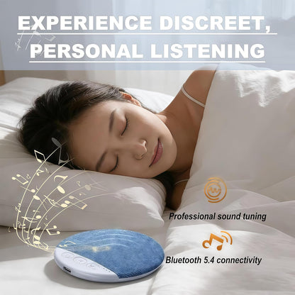 🎶Ultra-Thin Comfort Bluetooth Pillow Speaker🎖✨: Your Personal Soundscape for Sleep 🥳(⏰Features Timer | Compatible with All Devices📱)