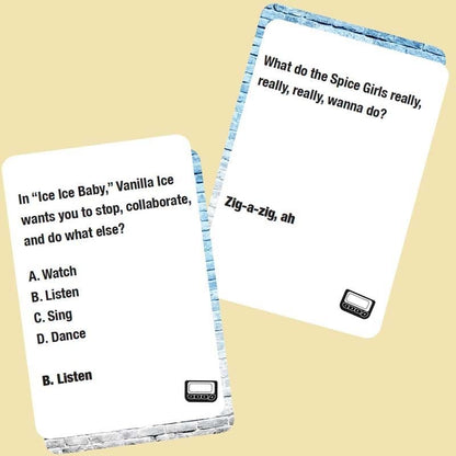 🎶Lyrics Correct Pop Quiz 90s & 2000s Edition Music Trivia Game