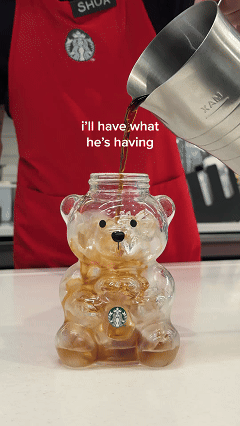🌲 Christmas Eve Sale: 49% OFF🐻Bearista Glass Straw Cup 🔥