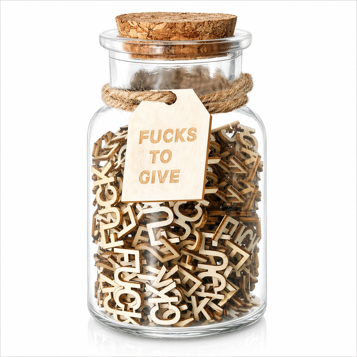 Fucks to Gift Glass Jar🎁Hilarious Gift for Friends & Colleagues (200pcs)