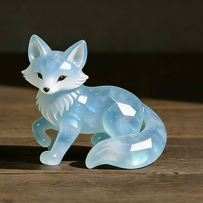 🌙🦊 2026 Valentine's Talisman: Moonstone Fox — Symbol of Gentle Warmth & Sweet Bonds💎
