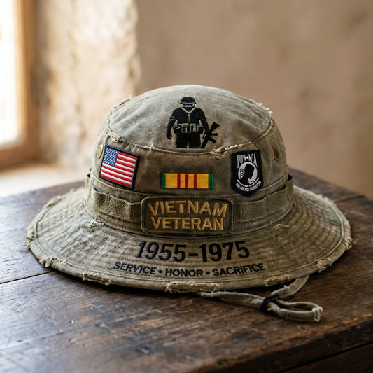 Last Day Promo: 49% OFF ️- Vietnam Veteran Tribute Boonie Hat