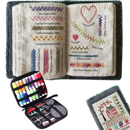 🔥 LAST DAY! 49% OFF Beginner-Friendly Embroidery Stitch Book + Threads Set 🎨🧵 Perfect DIY Crafting Kit – Learn, Create & Gift! 🎁✂️