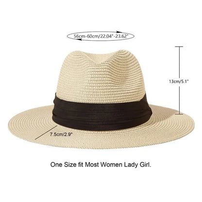 Handwoven Classic Panama Torquillia Straw Hat