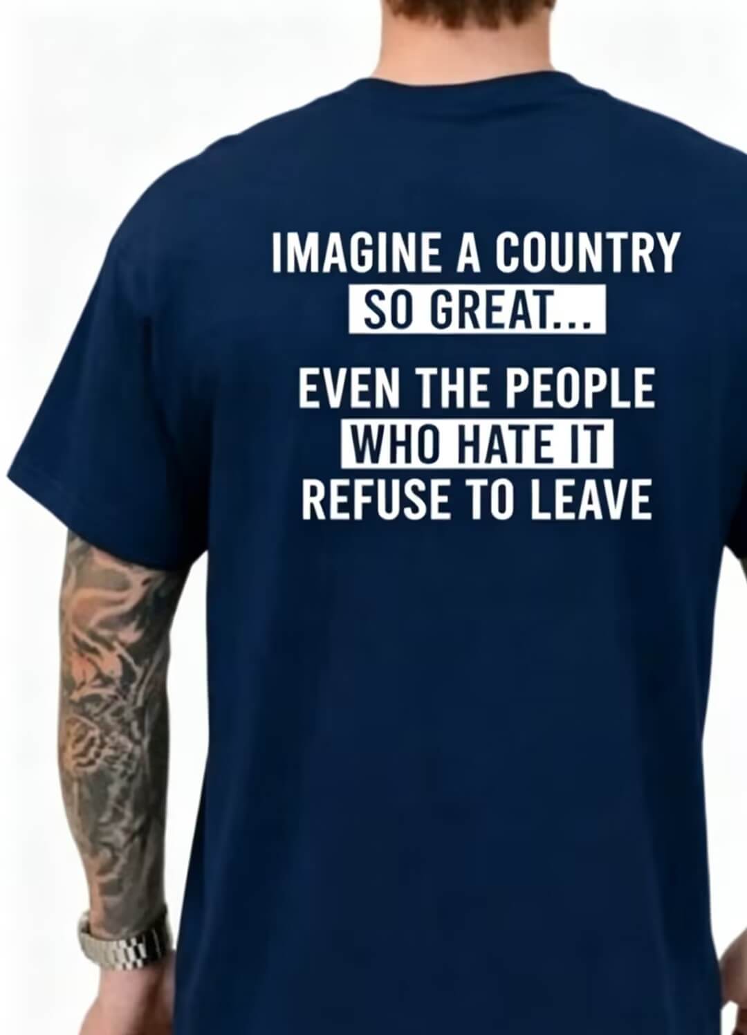 🔥LAST DAY 49% OFF - Imagine A Country So Great T-Shirt (☁️100% Cotton)
