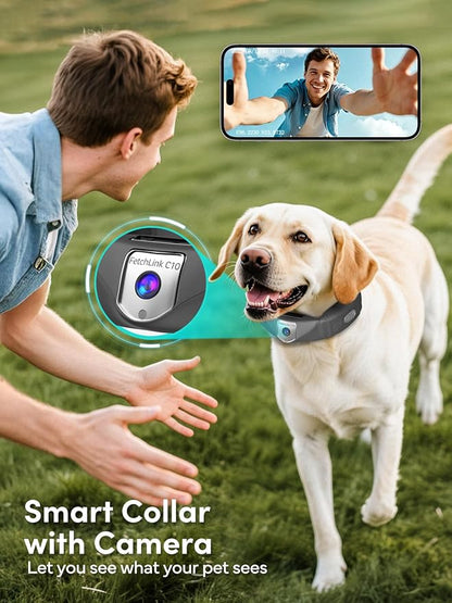 🔥Black Friday sale today only, enjoy 50%OFF -Deroopy™ Smart 2K Camera Dog Collar – 4G Wireless GPS Fence for Medium & Large Dogs