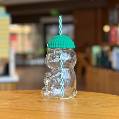 🌲 Christmas Eve Sale: 49% OFF🐻Bearista Glass Straw Cup 🔥