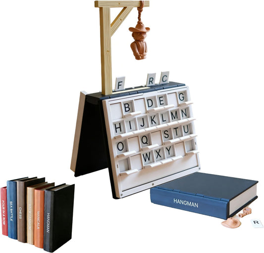 📚 6-in-1 Book-Style Board Game Set | Chess, Backgammon & More | 49% OFF Timeless Fun!