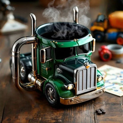 🚛 Food grade material-Handcrafted Truck Coffee Mug