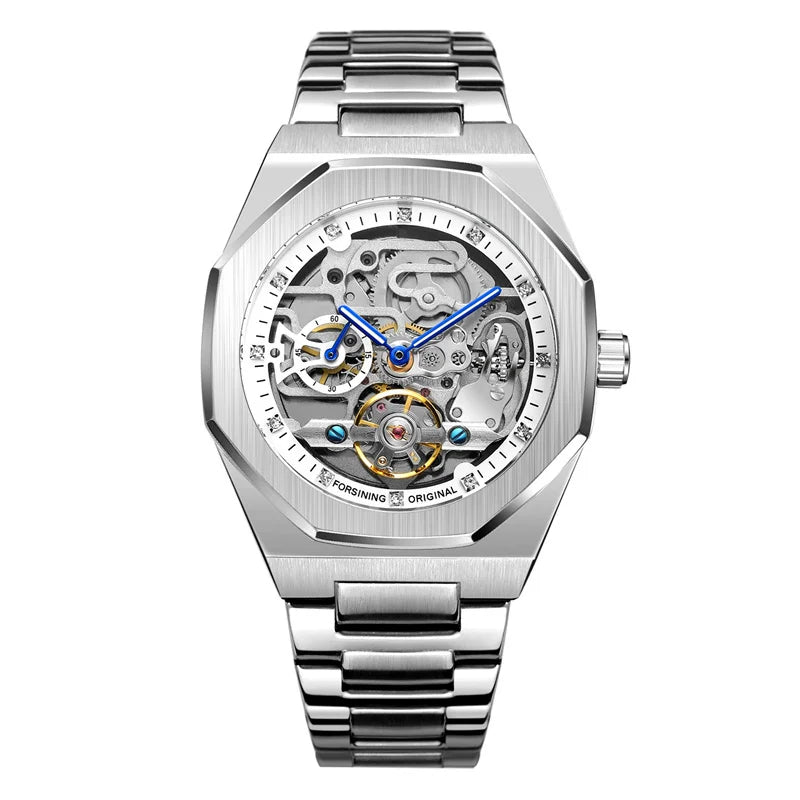 💞Valentine's Day Gentleman's Gift🎁Flywheel Mechanical Oak Water Resistant Watch - Self-Winding