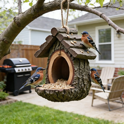 🎉New Year Flash Sale 50% OFF✨-Vintage Treehouse Shape Bird Feeder