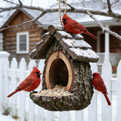 🎉New Year Flash Sale 50% OFF✨-Vintage Treehouse Shape Bird Feeder