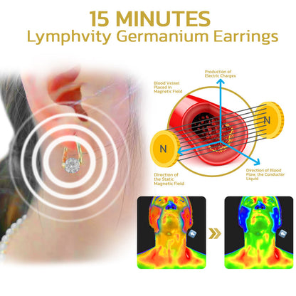 (🔥LAST DAY SALE-80% OFF) waresluck™ Lymphvity MagneTherapy Germanium Earrings