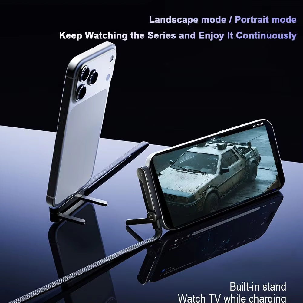 Invisible Holder Charger Cable with Stand-240w super fast charging