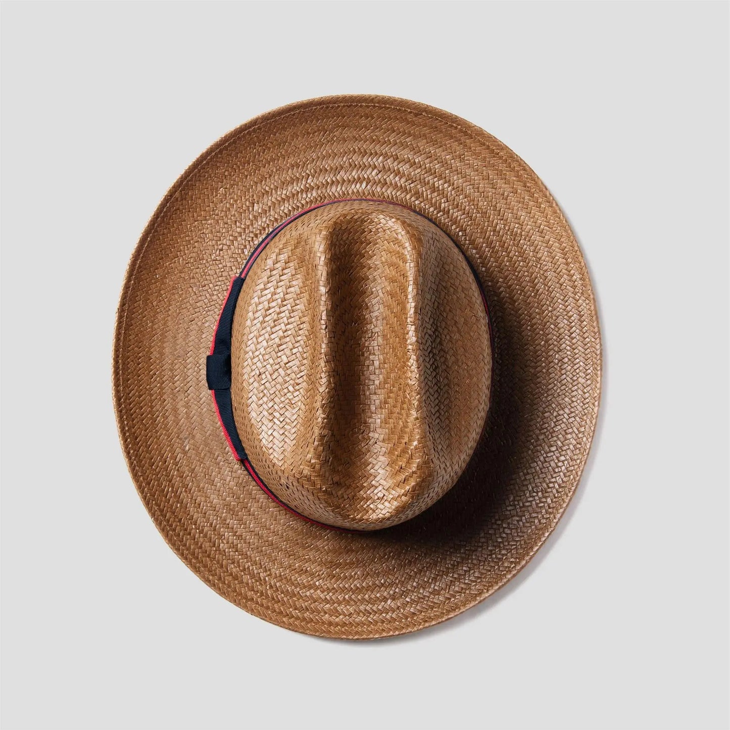 Miller Ranch Fedora -- Patriotic Straw